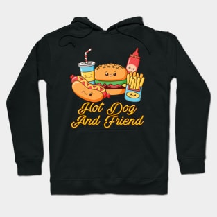 Hot Dog And Friend Hoodie